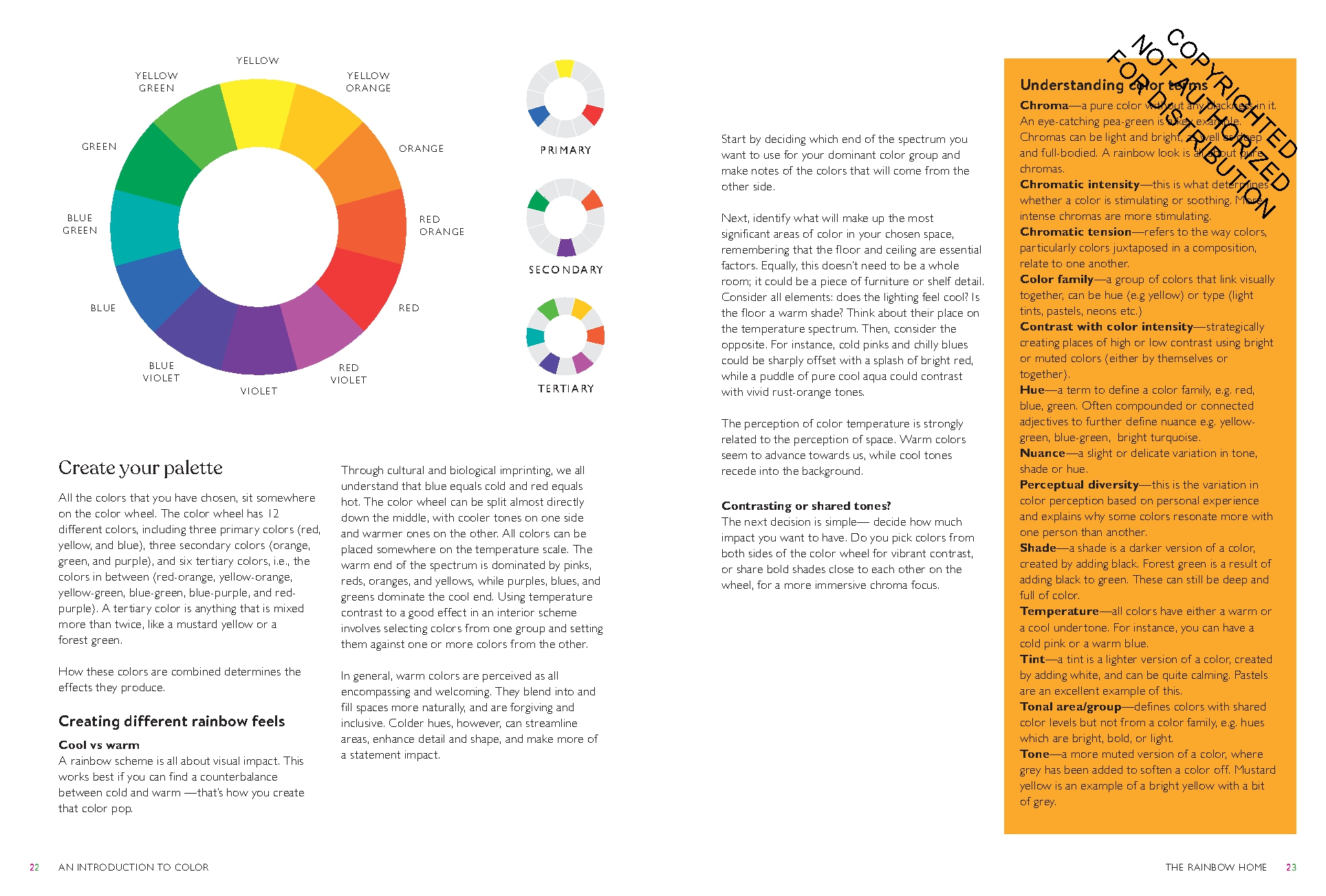 The Rainbow Home: Over 200 Ideas and Tips for Adding Color to Your Home