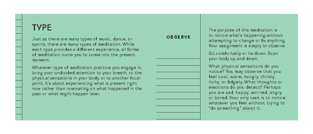 Meditation Dice