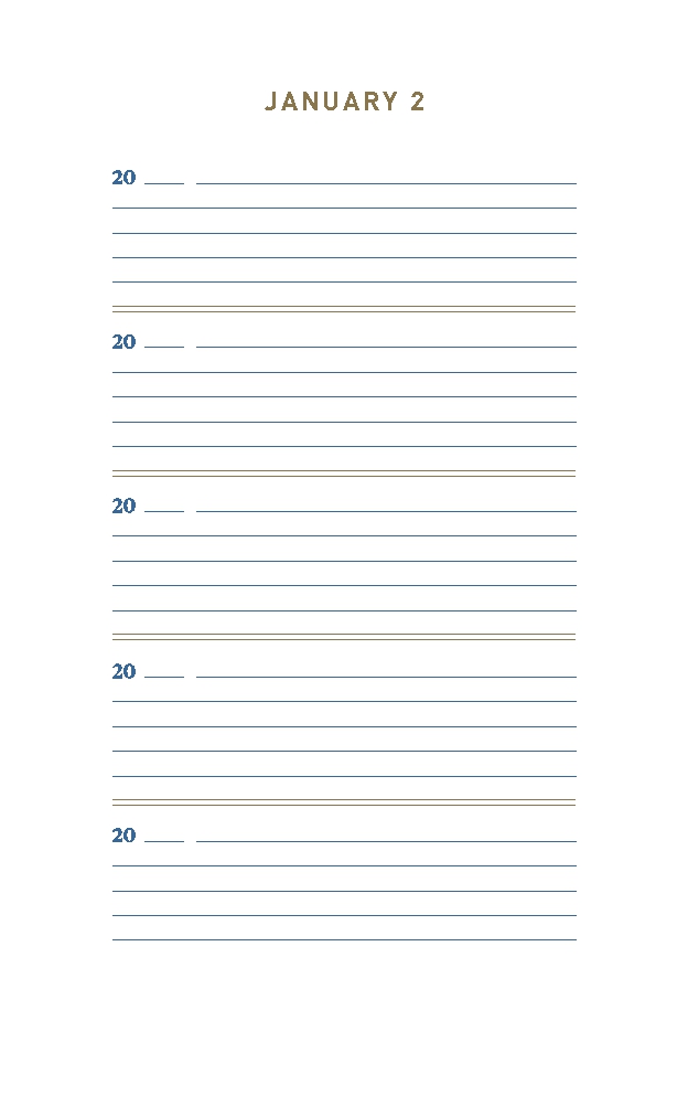 Denim One Line a Day