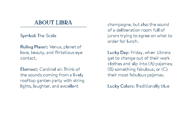 Cosmo Cards: Libra