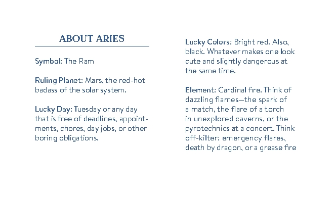 Cosmo Cards: Aries