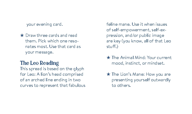 Cosmo Cards: Leo