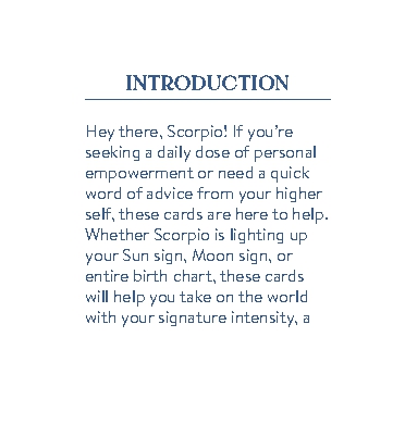 Cosmo Cards: Scorpio