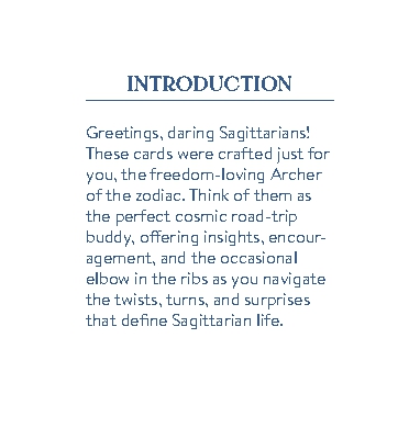 Cosmo Cards: Sagittarius