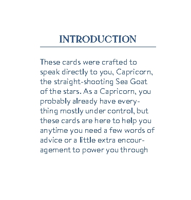 Cosmo Cards: Capricorn