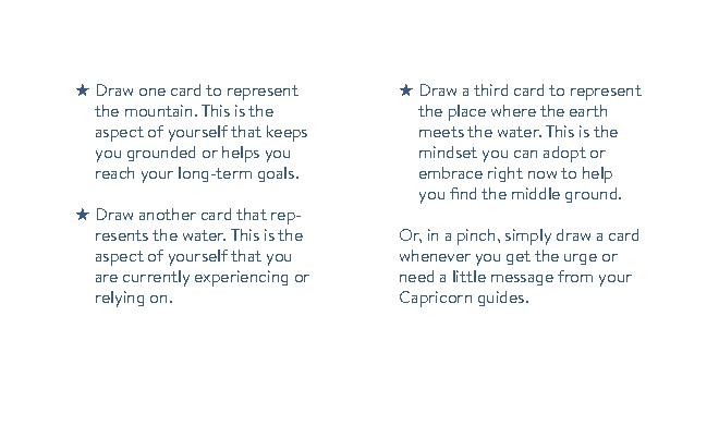 Cosmo Cards: Capricorn