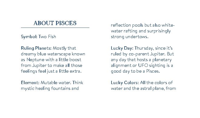 Cosmo Cards: Pisces
