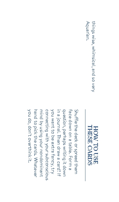 Cosmo Cards: Aquarius