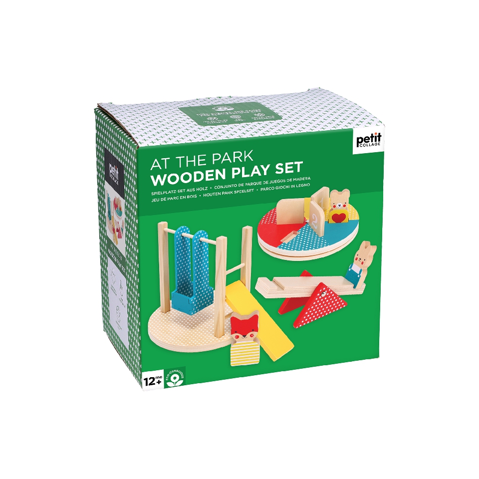 At the Park Wooden Play Set