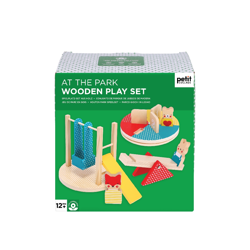 At the Park Wooden Play Set