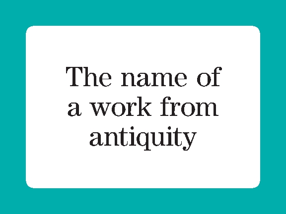 Literary Quicktionary