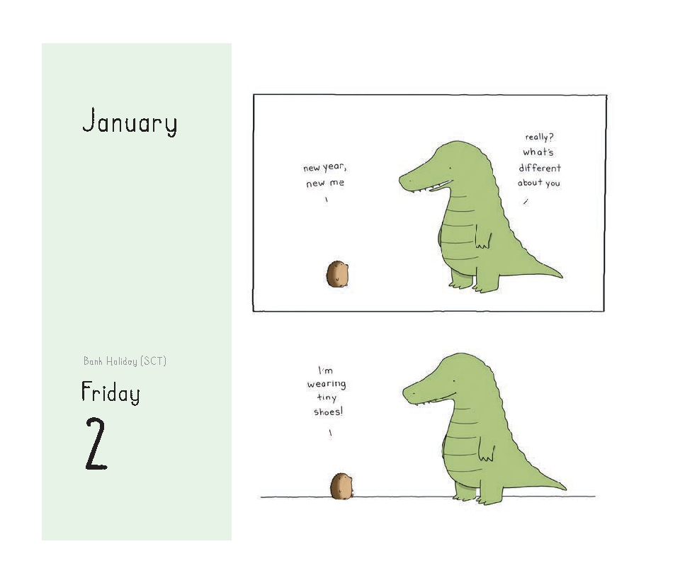 Little World of Liz Climo 2026 Daily Calendar