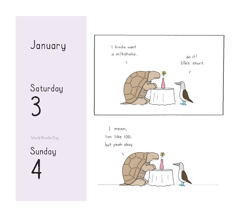 Little World of Liz Climo 2026 Daily Calendar
