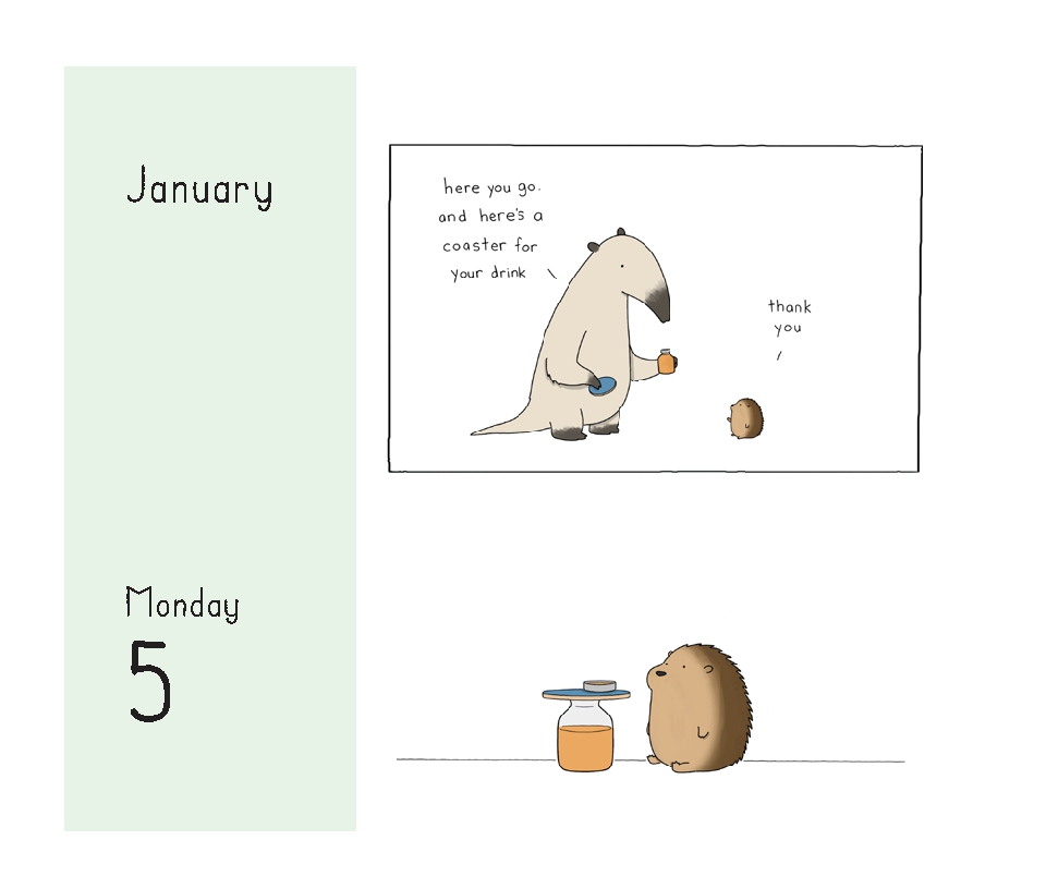 Little World of Liz Climo 2026 Daily Calendar