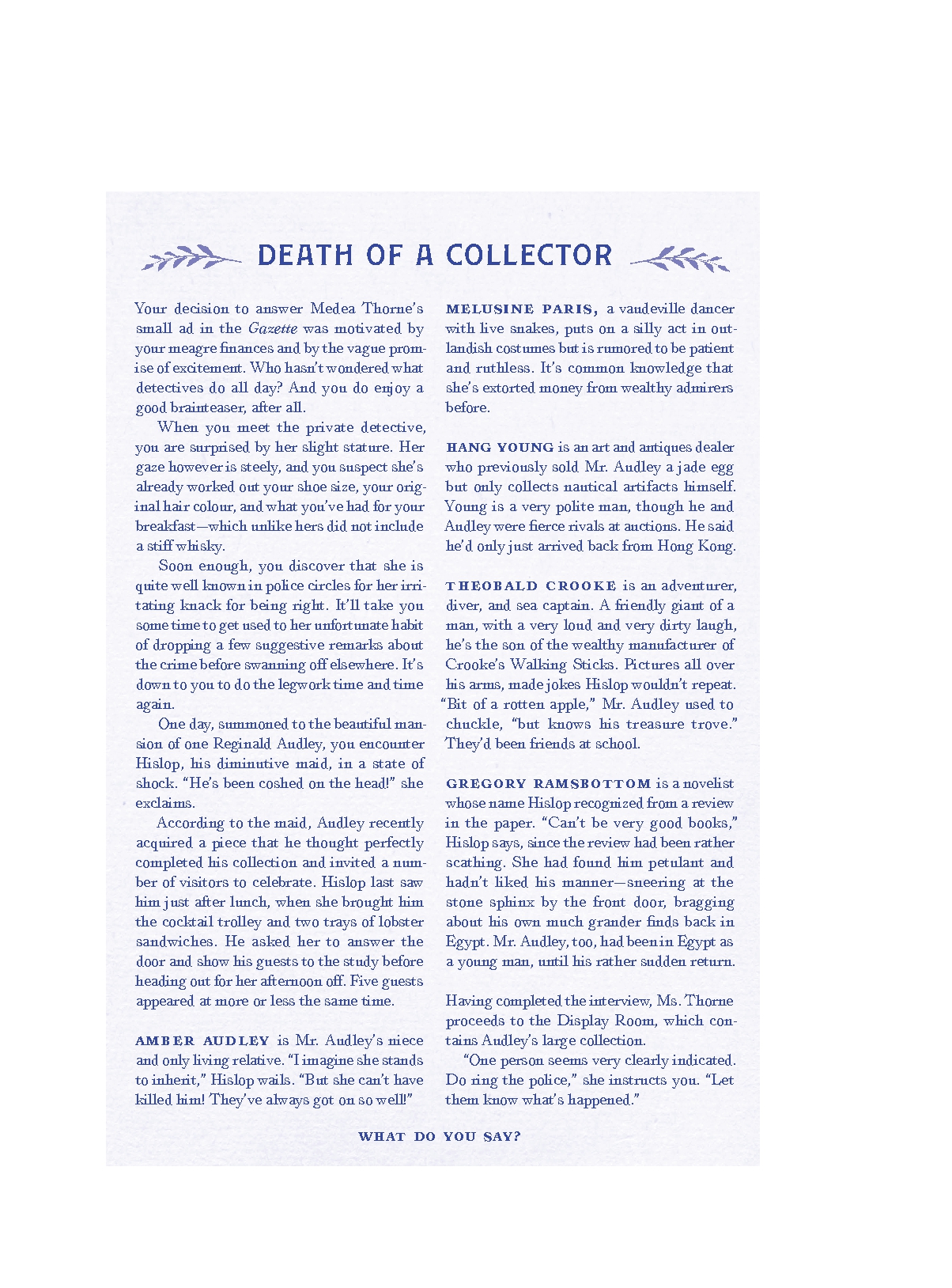 Murder Most Puzzling Death of a Collector 500-Piece Puzzle