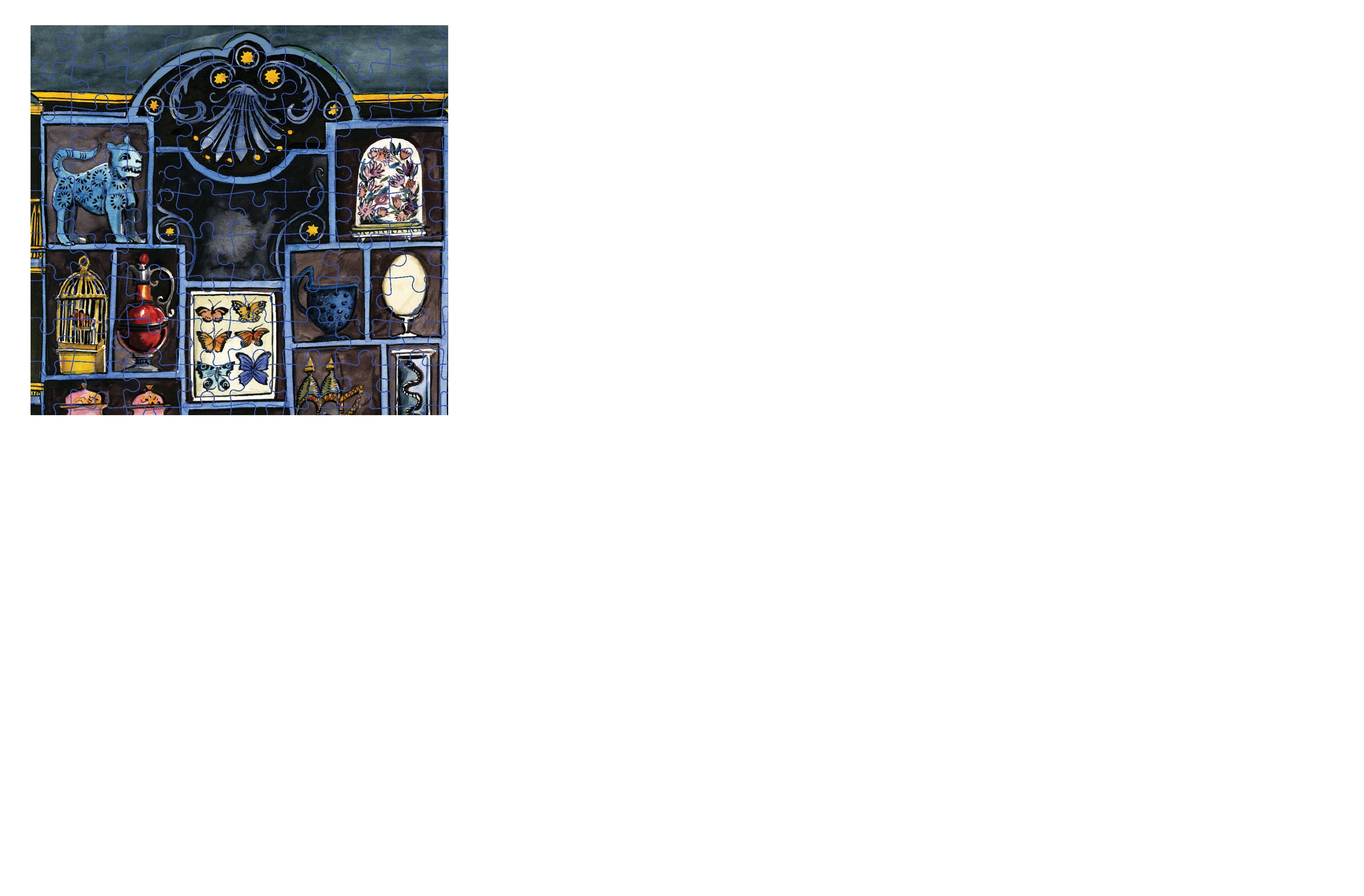 Murder Most Puzzling Death of a Collector 500-Piece Puzzle