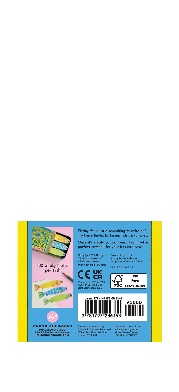 Sardines Fishy Sticky Notes