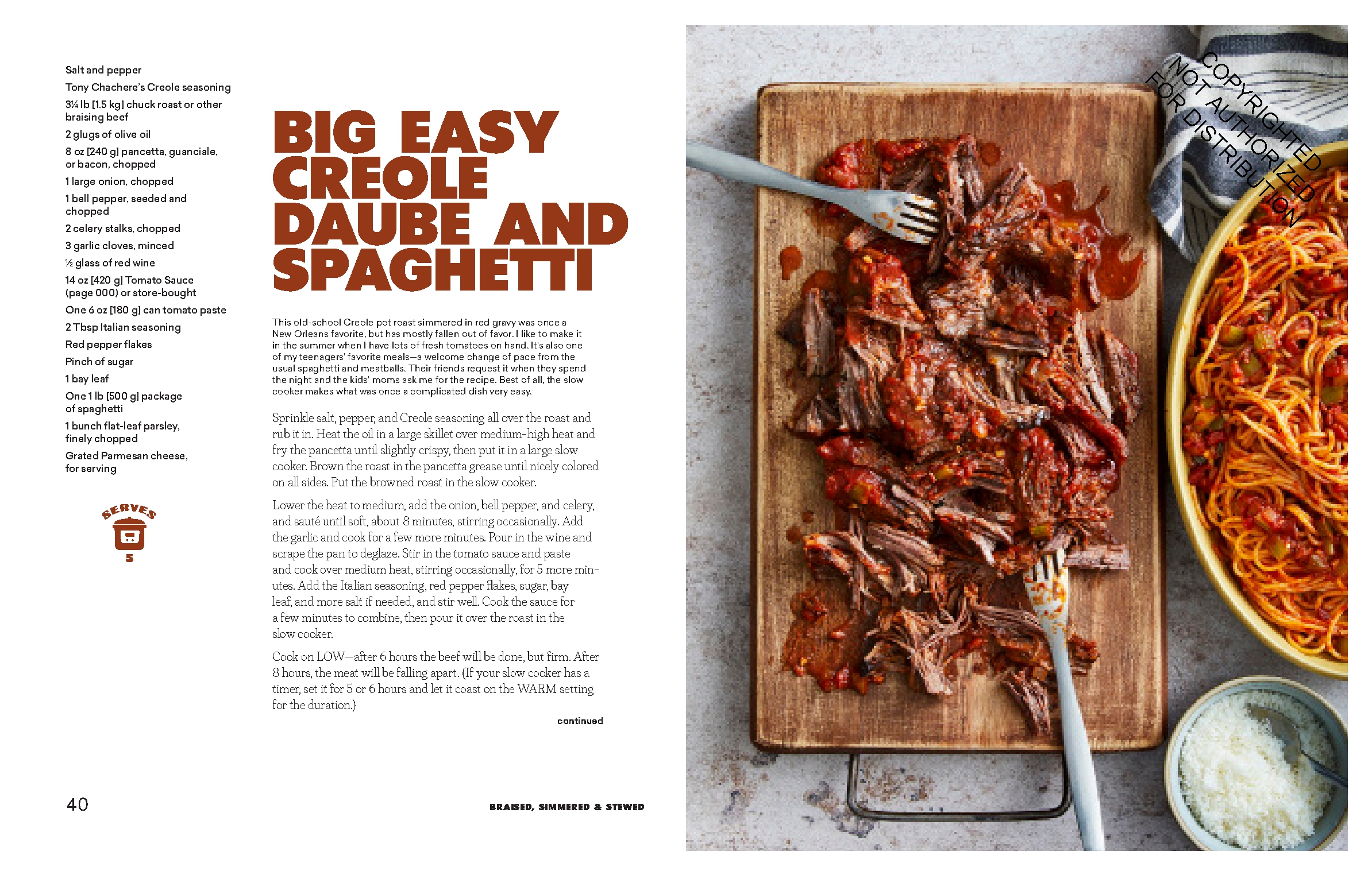 Braised, Simmered & Stewed