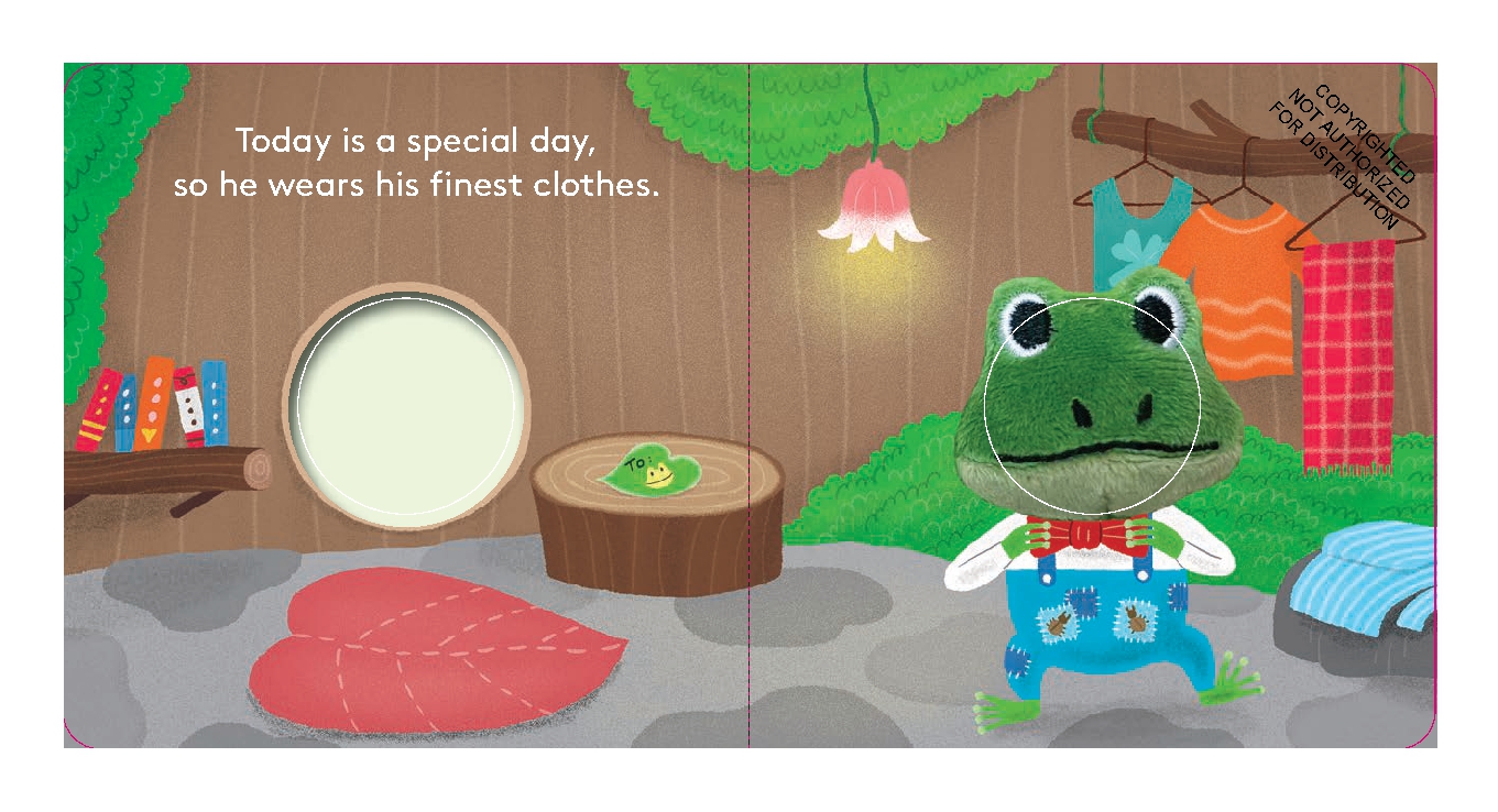Little Cottage Frog: Finger Puppet Book
