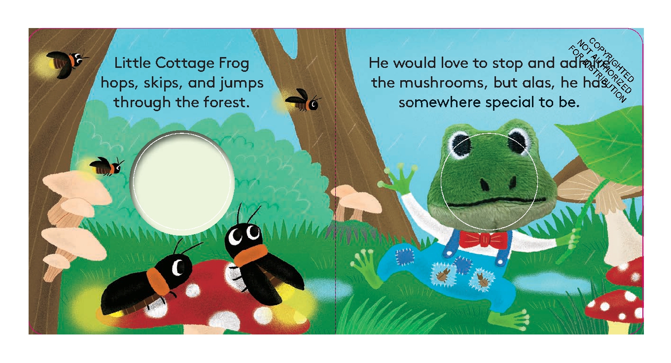 Little Cottage Frog: Finger Puppet Book