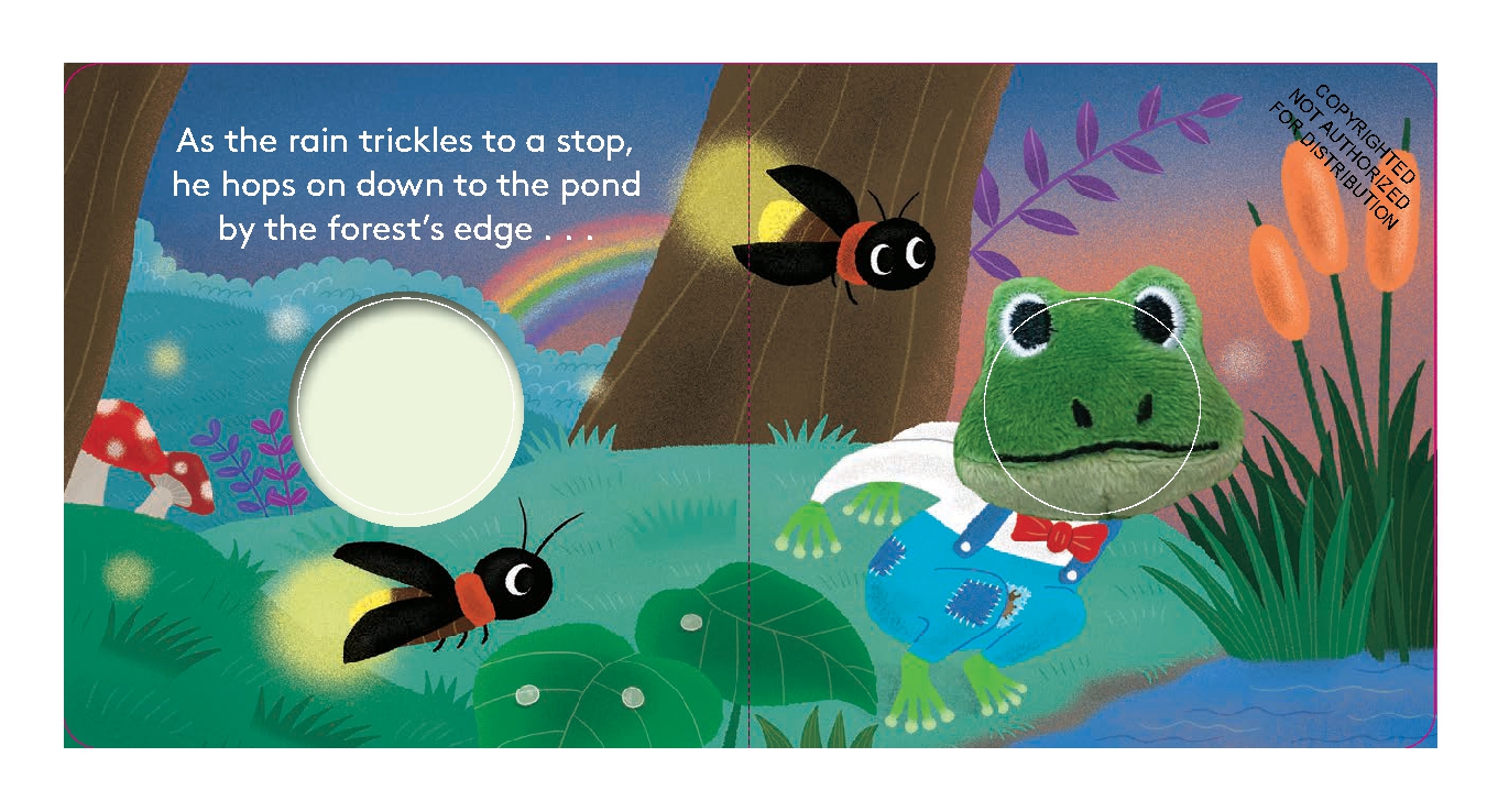 Little Cottage Frog: Finger Puppet Book