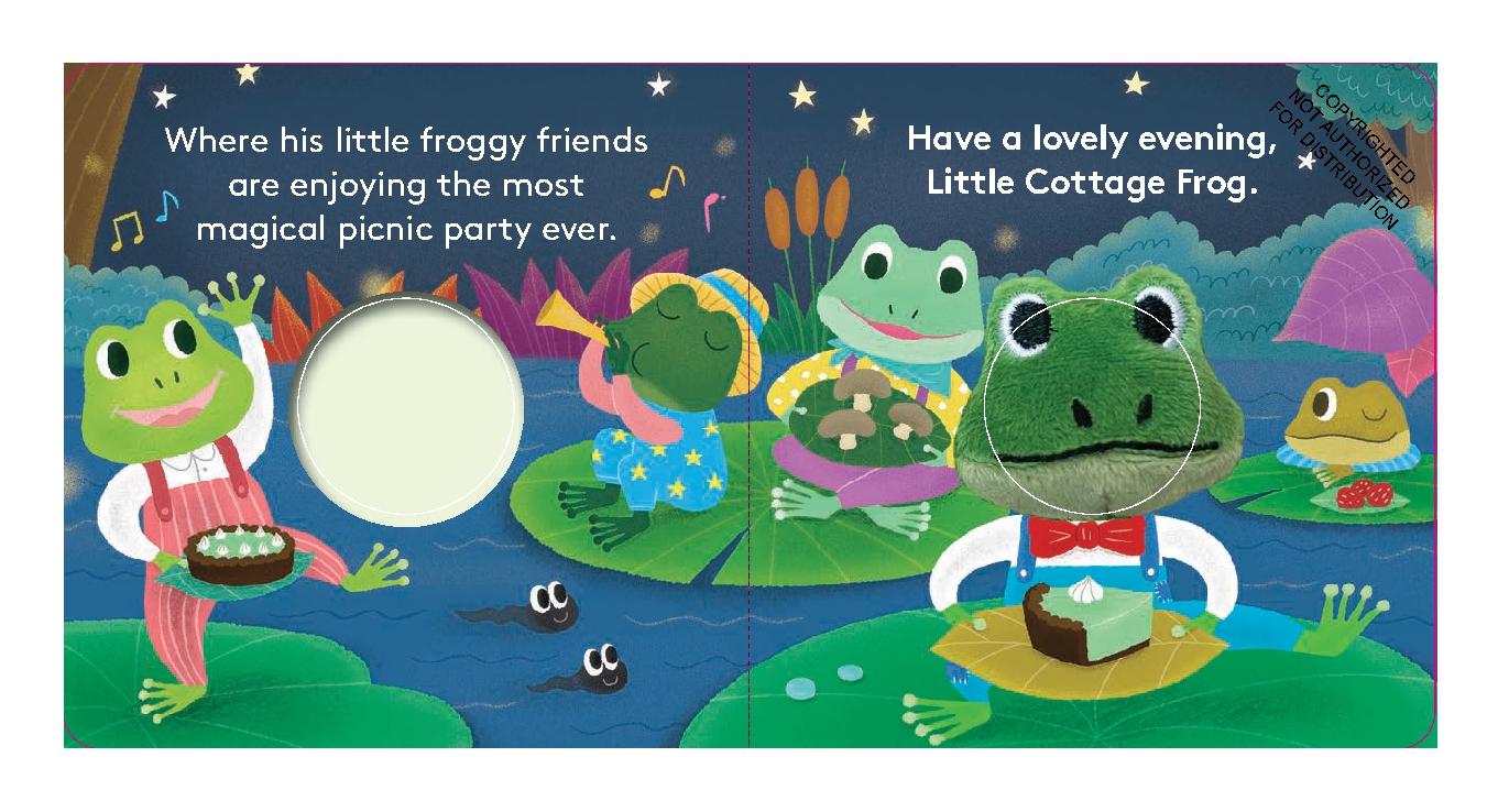 Little Cottage Frog: Finger Puppet Book