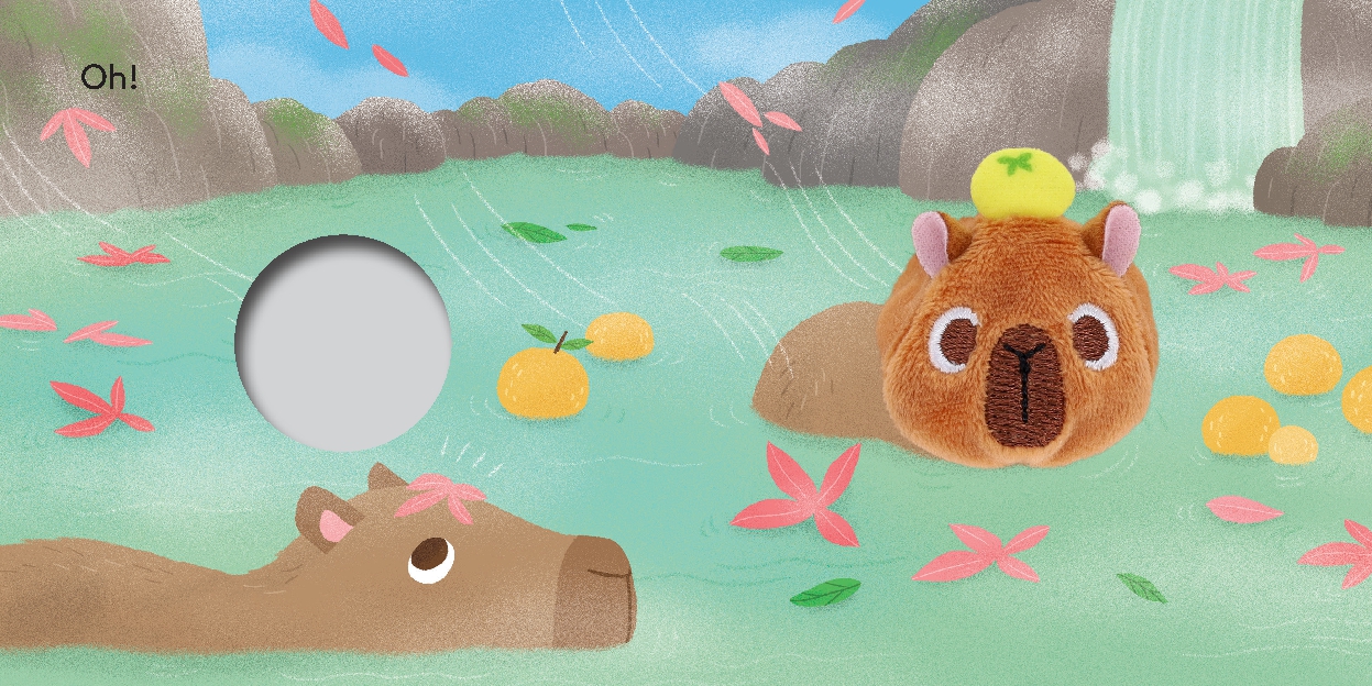 Baby Capybara: Finger Puppet Book