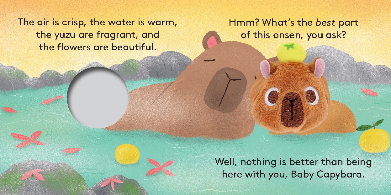 Baby Capybara: Finger Puppet Book