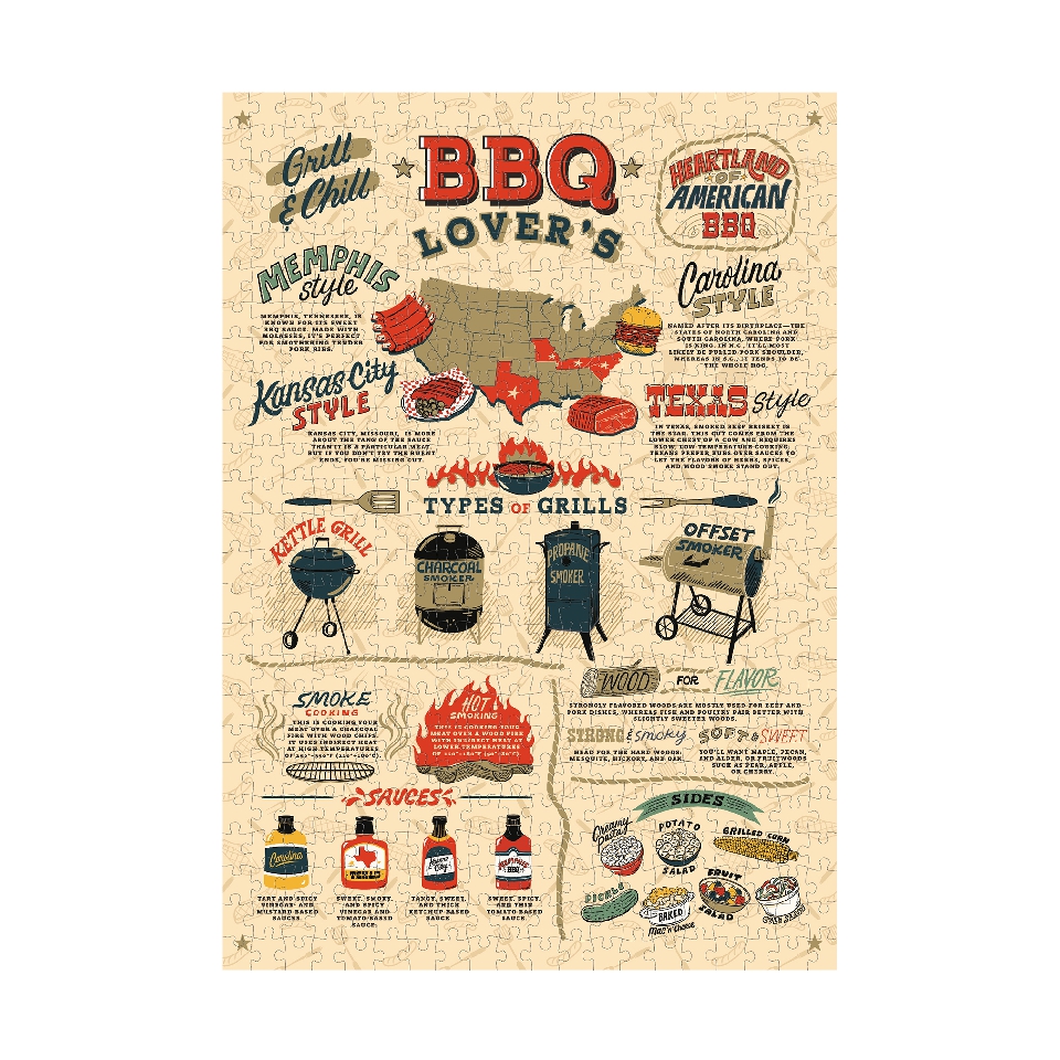 BBQ Lover's 500-piece Jigsaw Puzzle