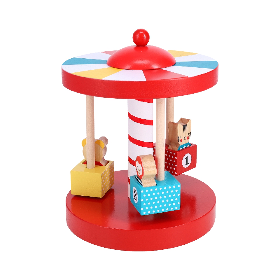 Merry-Go-Round Wooden Carousel