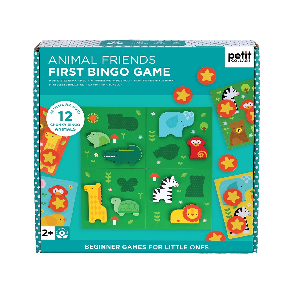First Bingo Game: Animal Friends