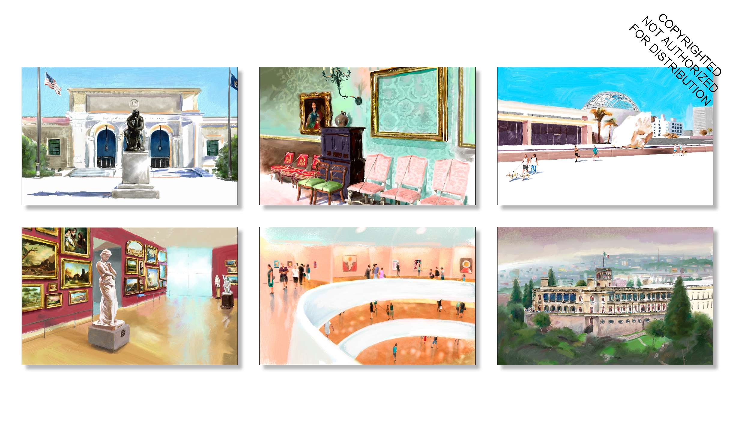 The Most Fascinating Museums Postcards