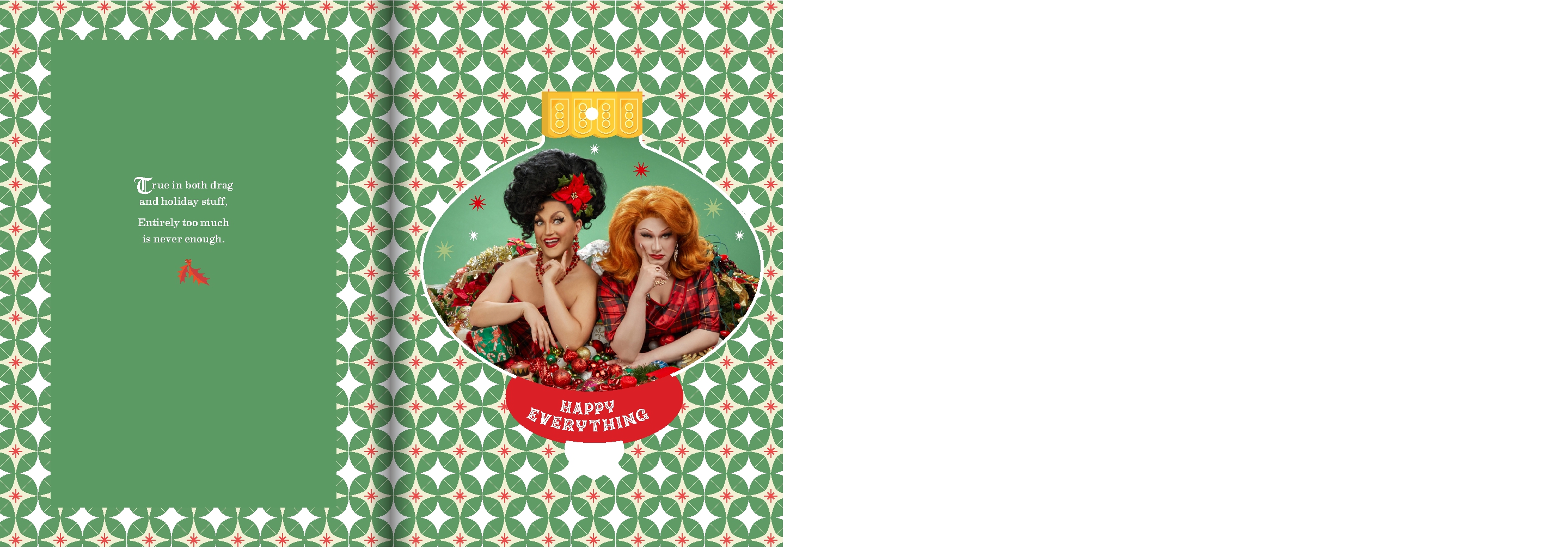 Jinkx & DeLa 12 Pop-Out Holiday Ornaments