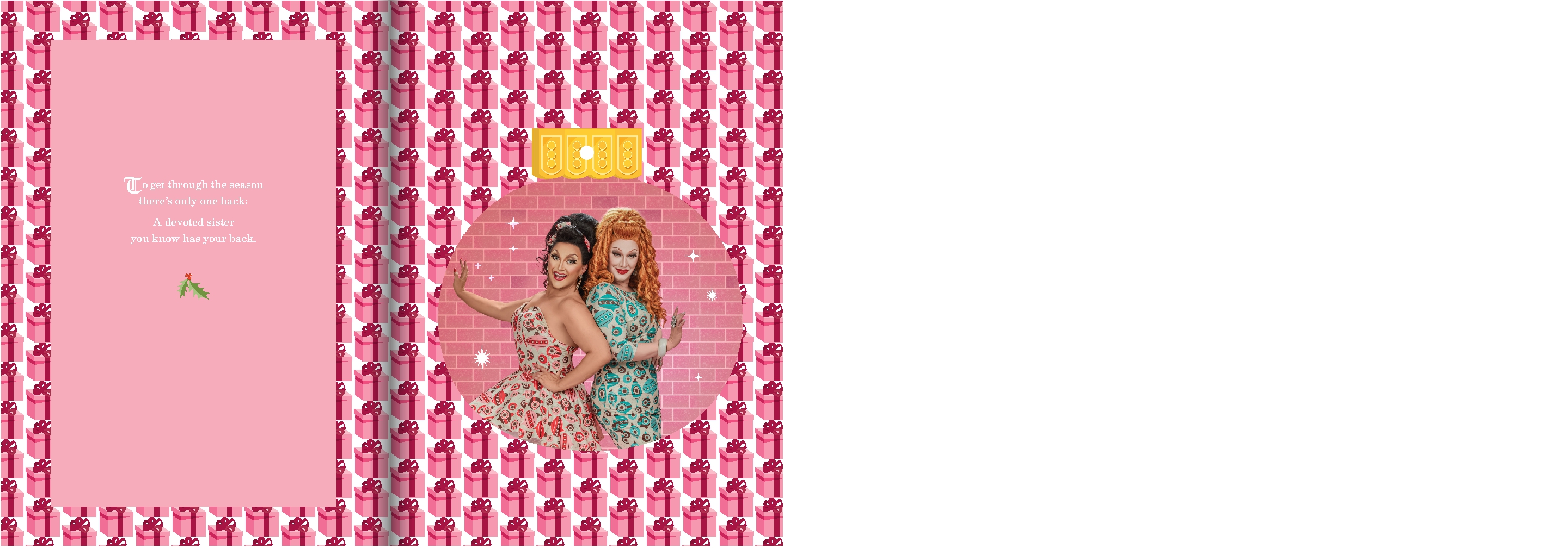 Jinkx & DeLa 12 Pop-Out Holiday Ornaments