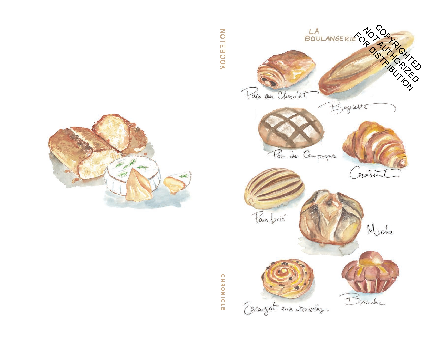 Brie & Baguette Notebook Collection