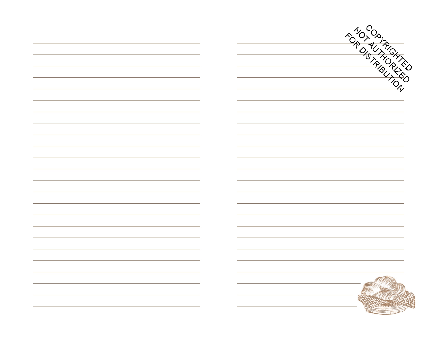 Brie & Baguette Notebook Collection