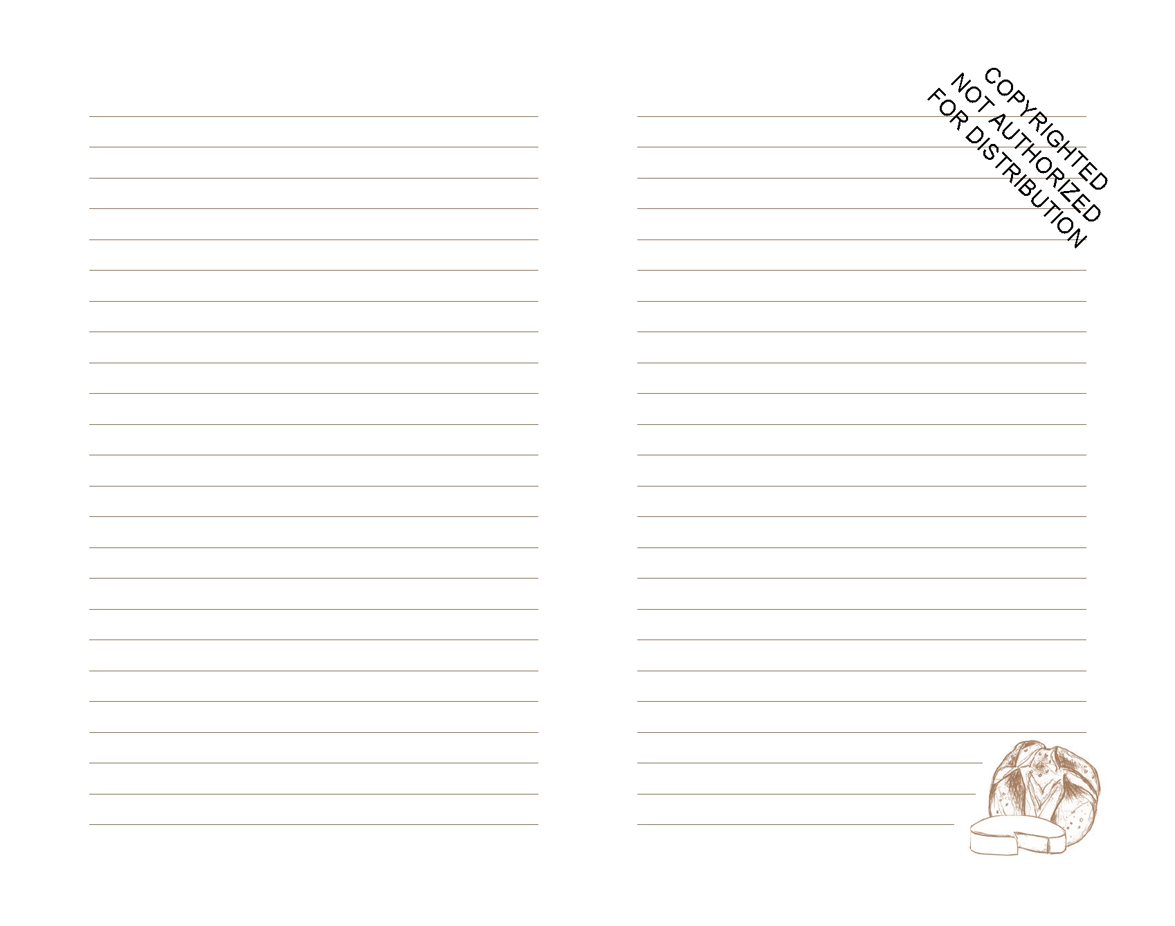 Brie & Baguette Notebook Collection