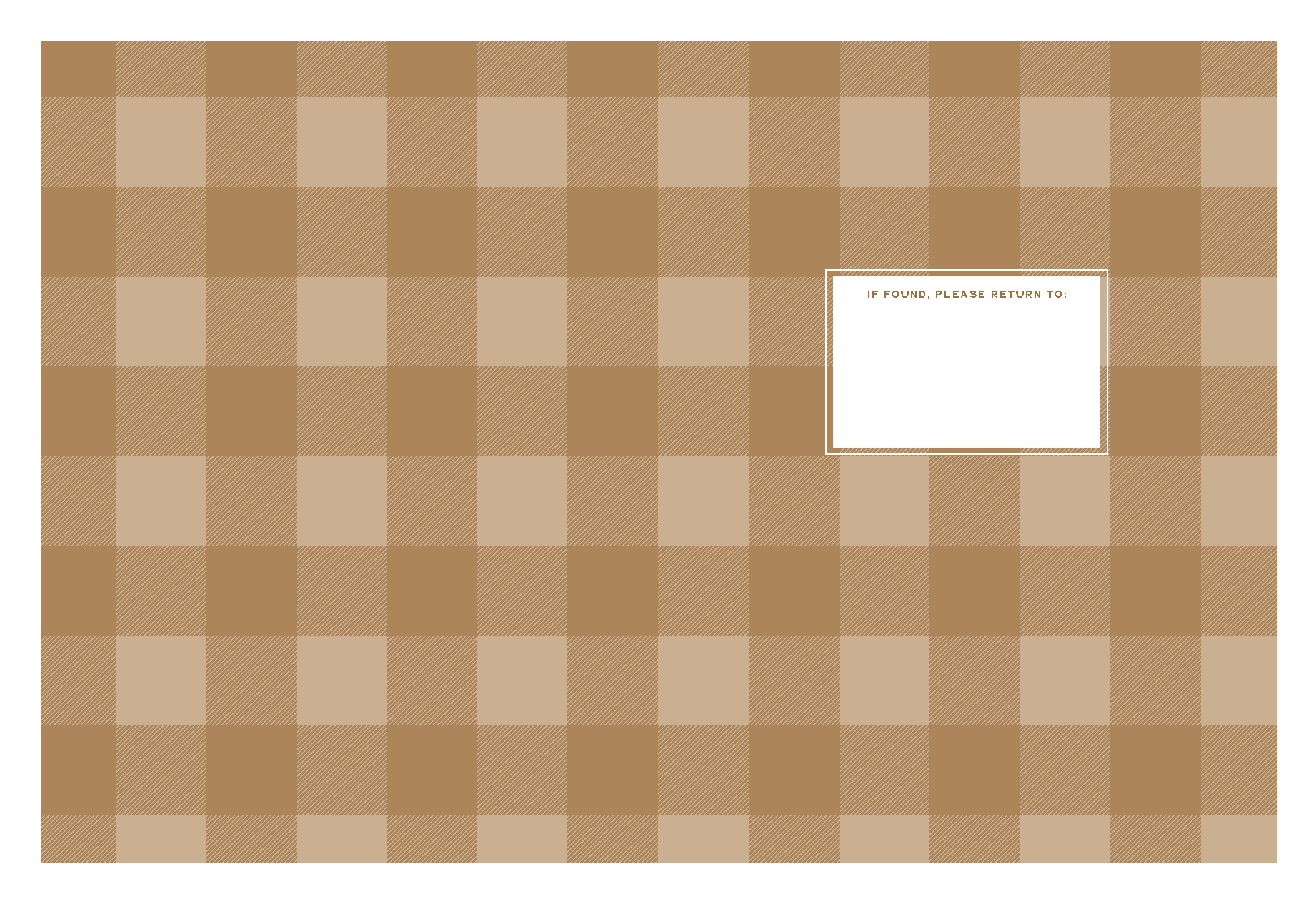 Pendleton Harding Pattern Journal