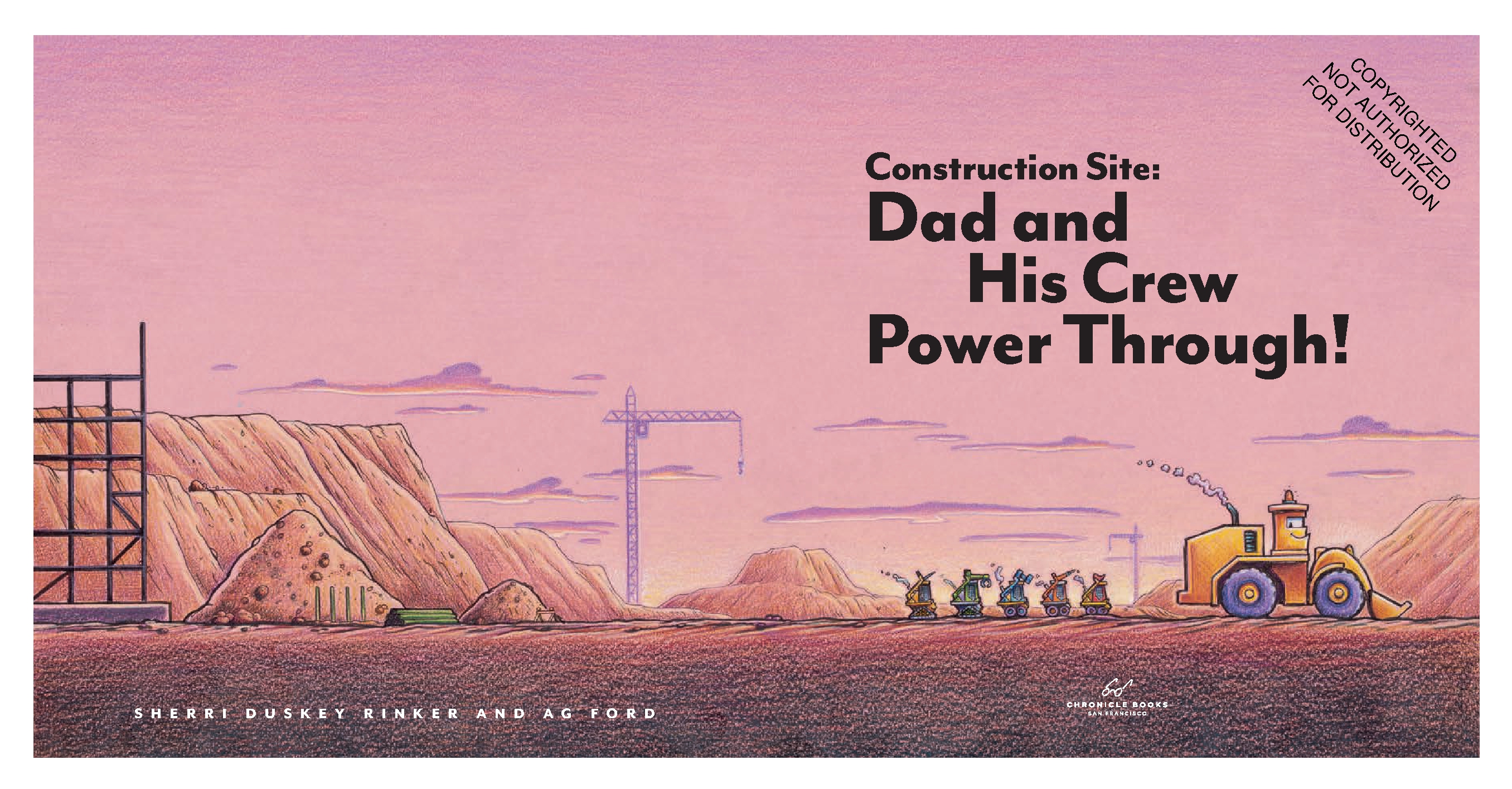 Construction Site: Dad and His Crew Power Through!