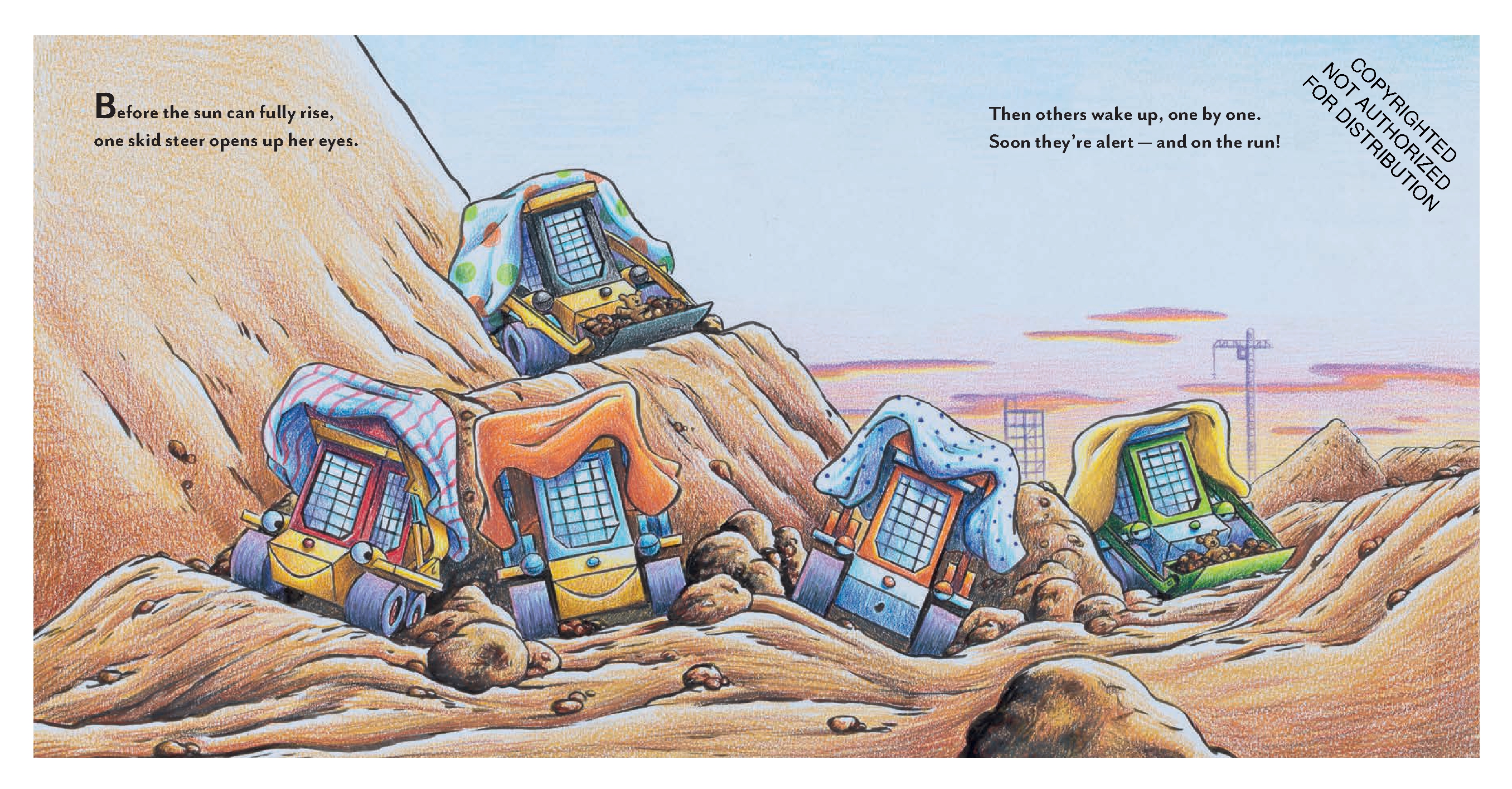 Construction Site: Dad and His Crew Power Through!