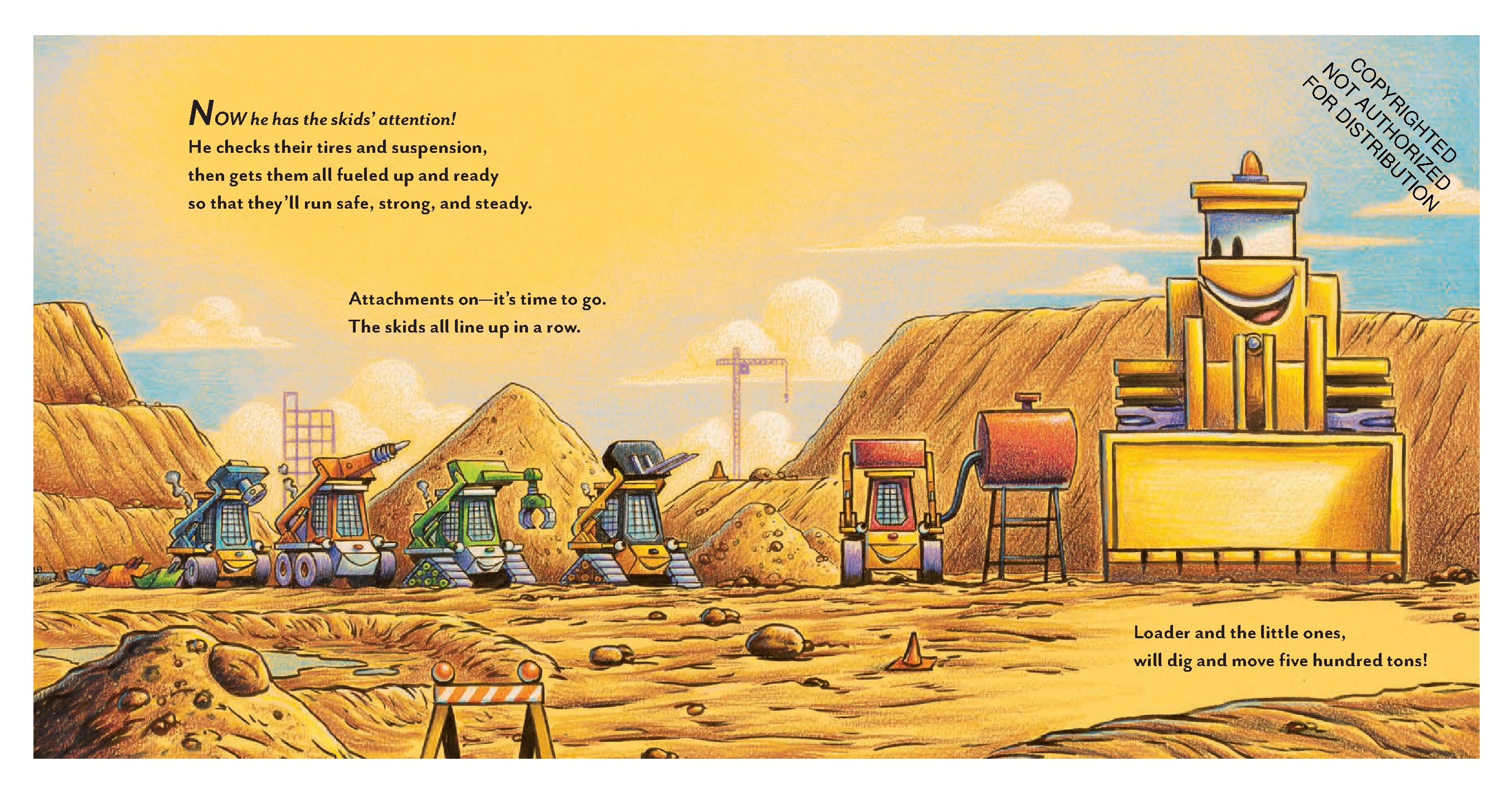 Construction Site: Dad and His Crew Power Through!