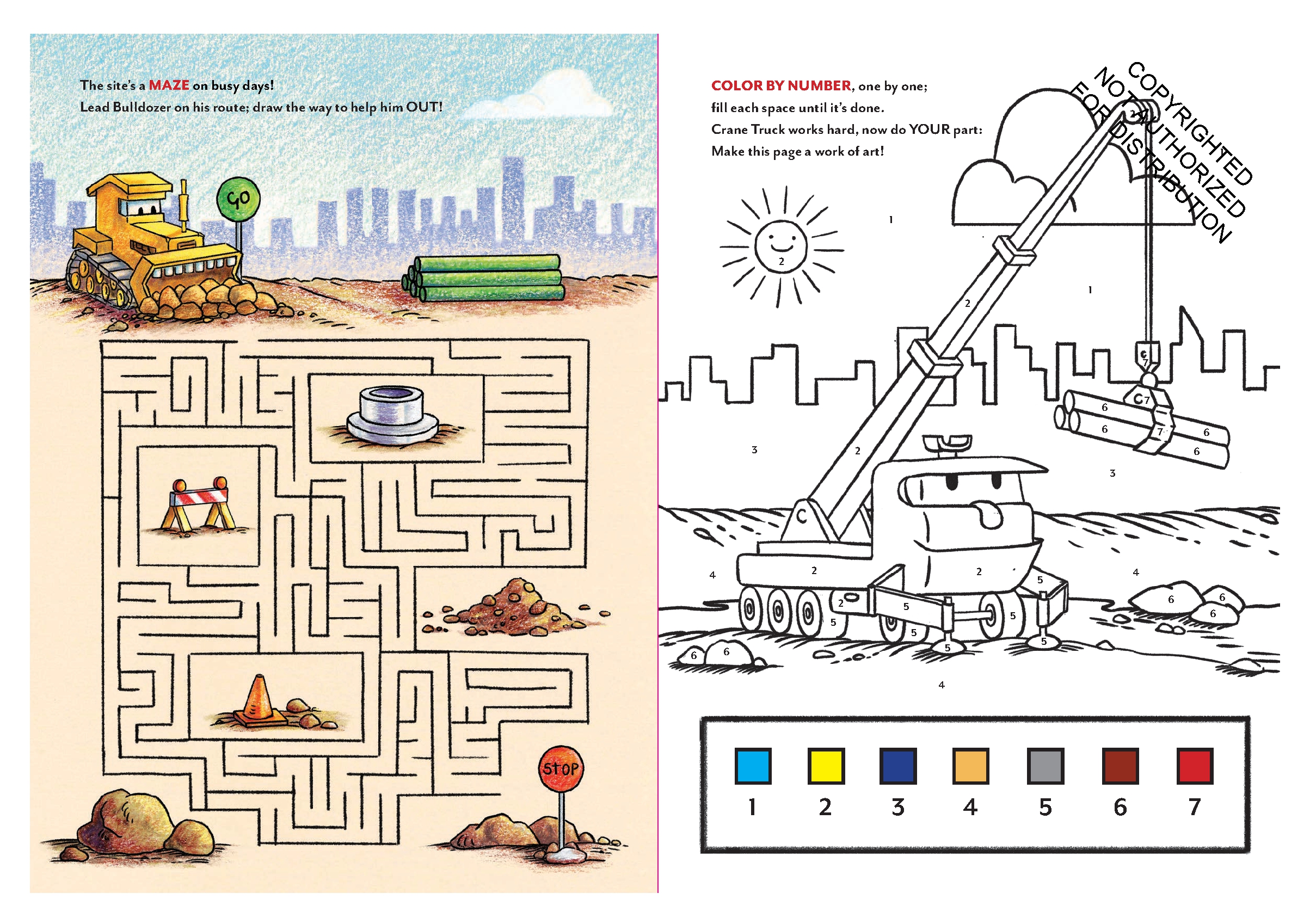 Goodnight, Goodnight, Construction Site Sticker & Activity Book