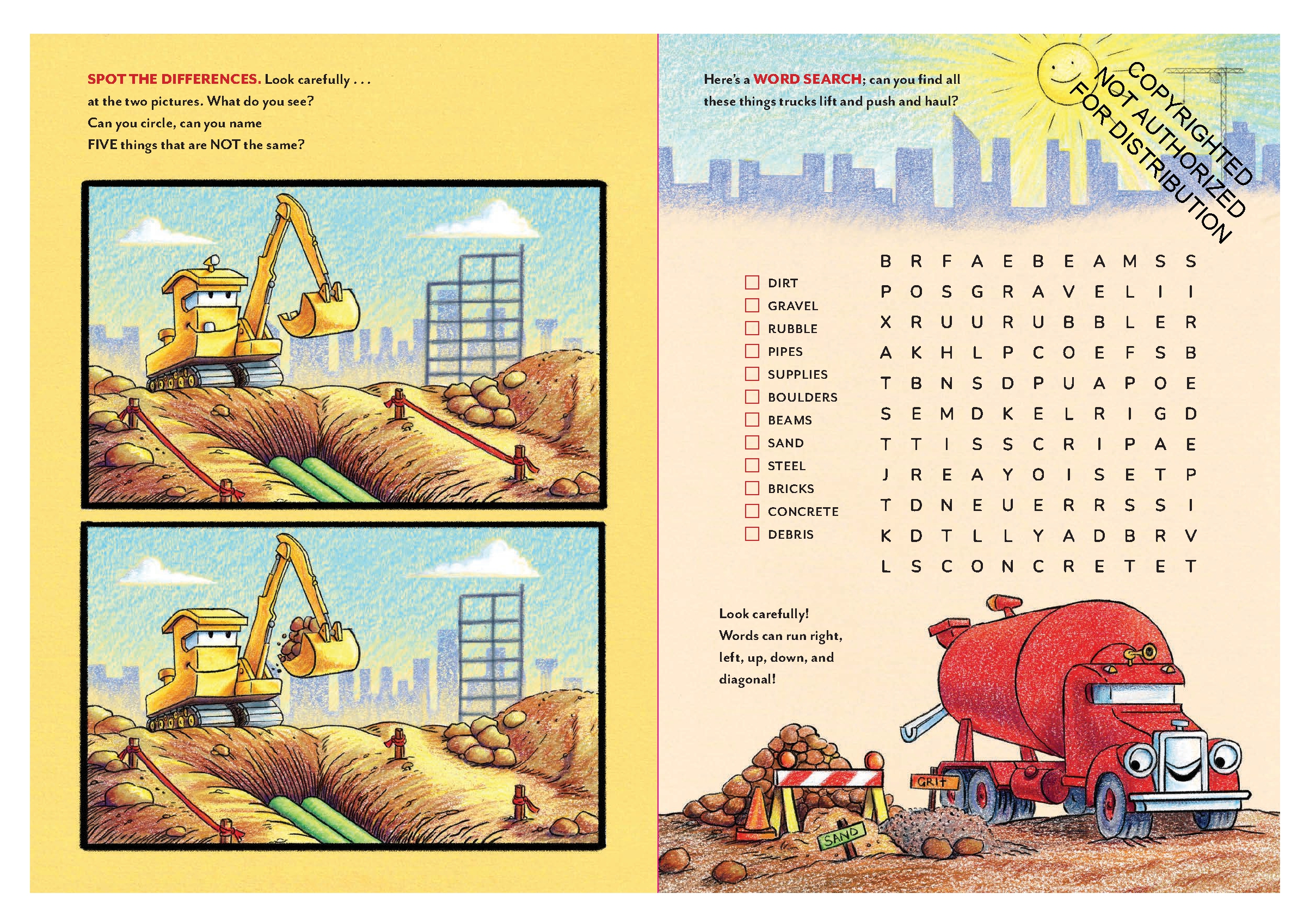 Goodnight, Goodnight, Construction Site Sticker & Activity Book