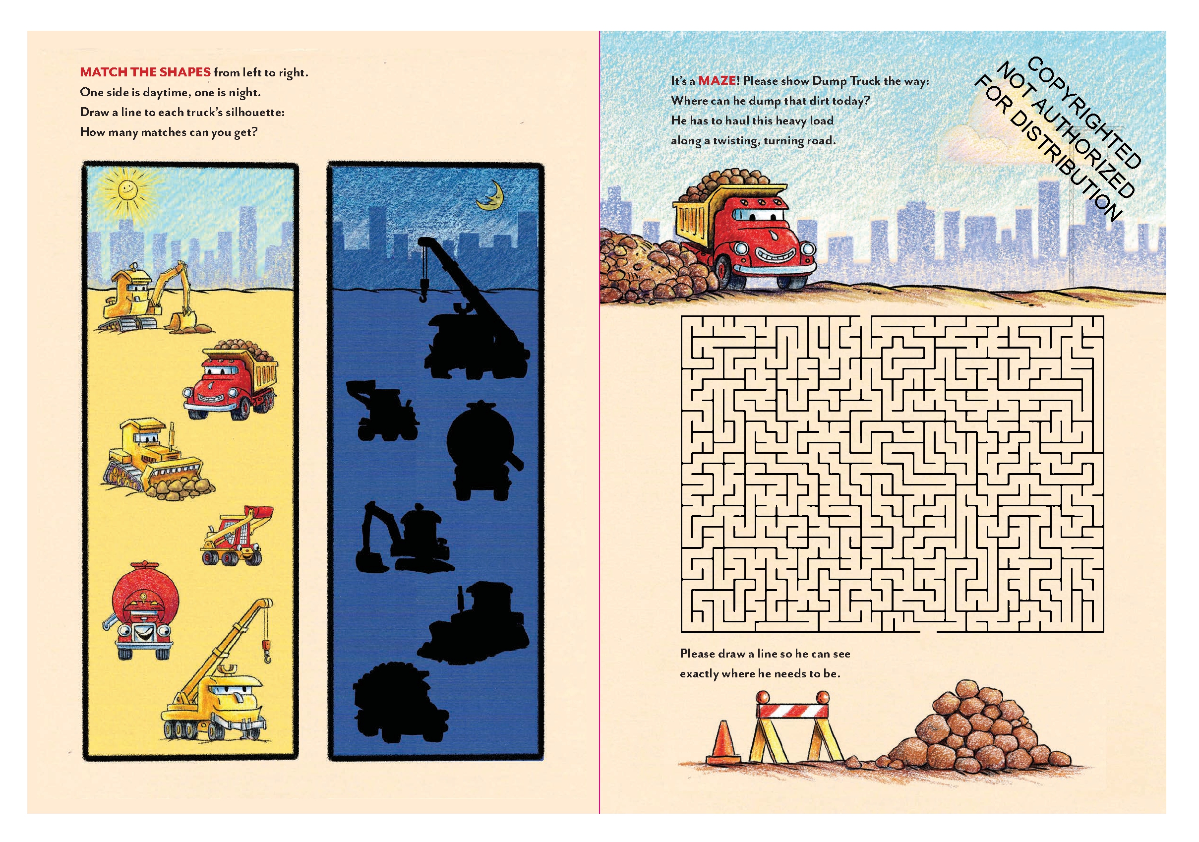 Goodnight, Goodnight, Construction Site Sticker & Activity Book