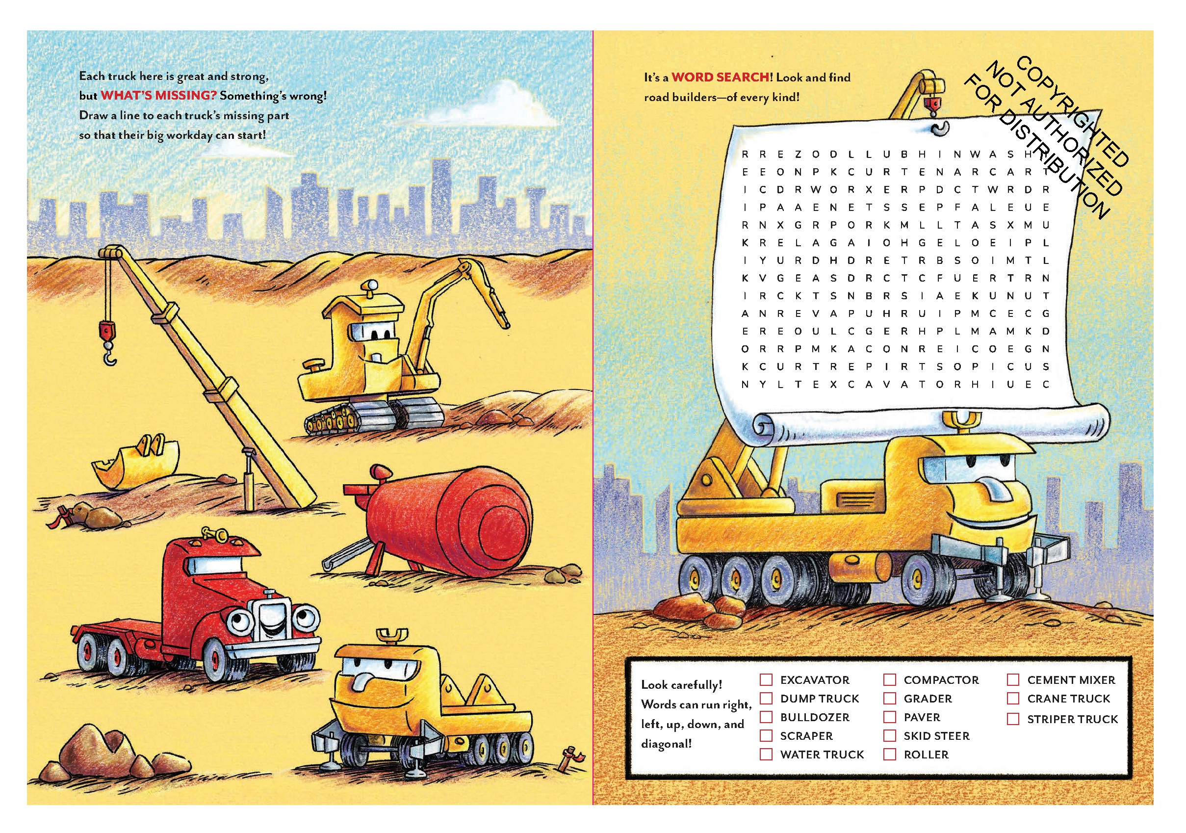 Goodnight, Goodnight, Construction Site Sticker & Activity Book