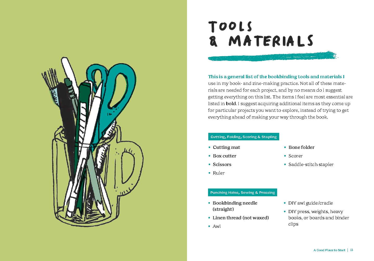 Zine Making and Bookbinding