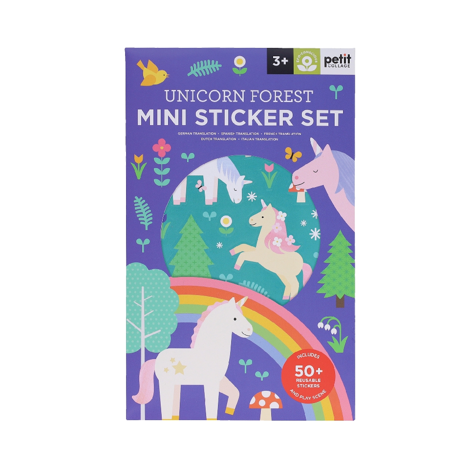 Mini Sticker Set Unicorn Forest CDU of 20