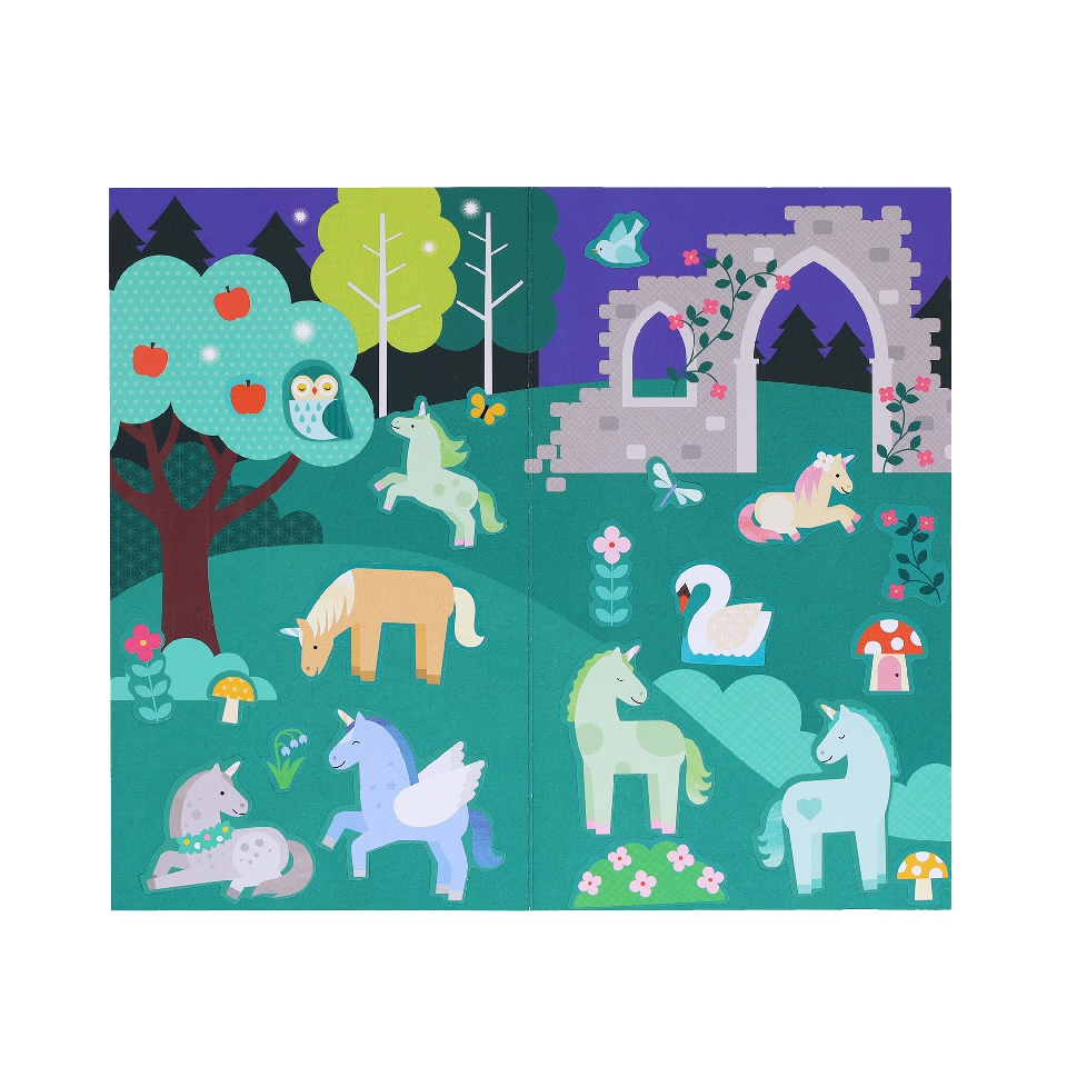 Mini Sticker Set Unicorn Forest CDU of 20