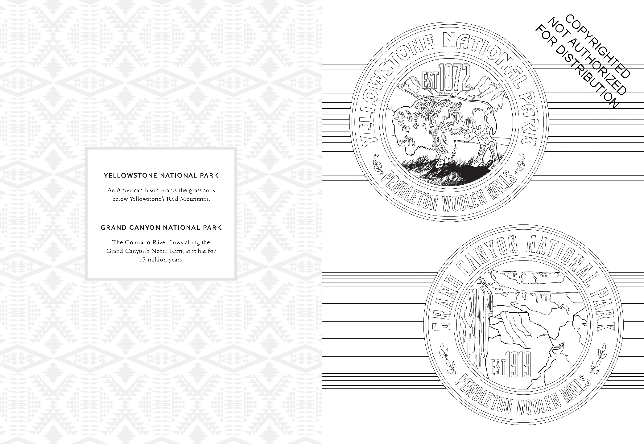 Pendleton Coloring Book