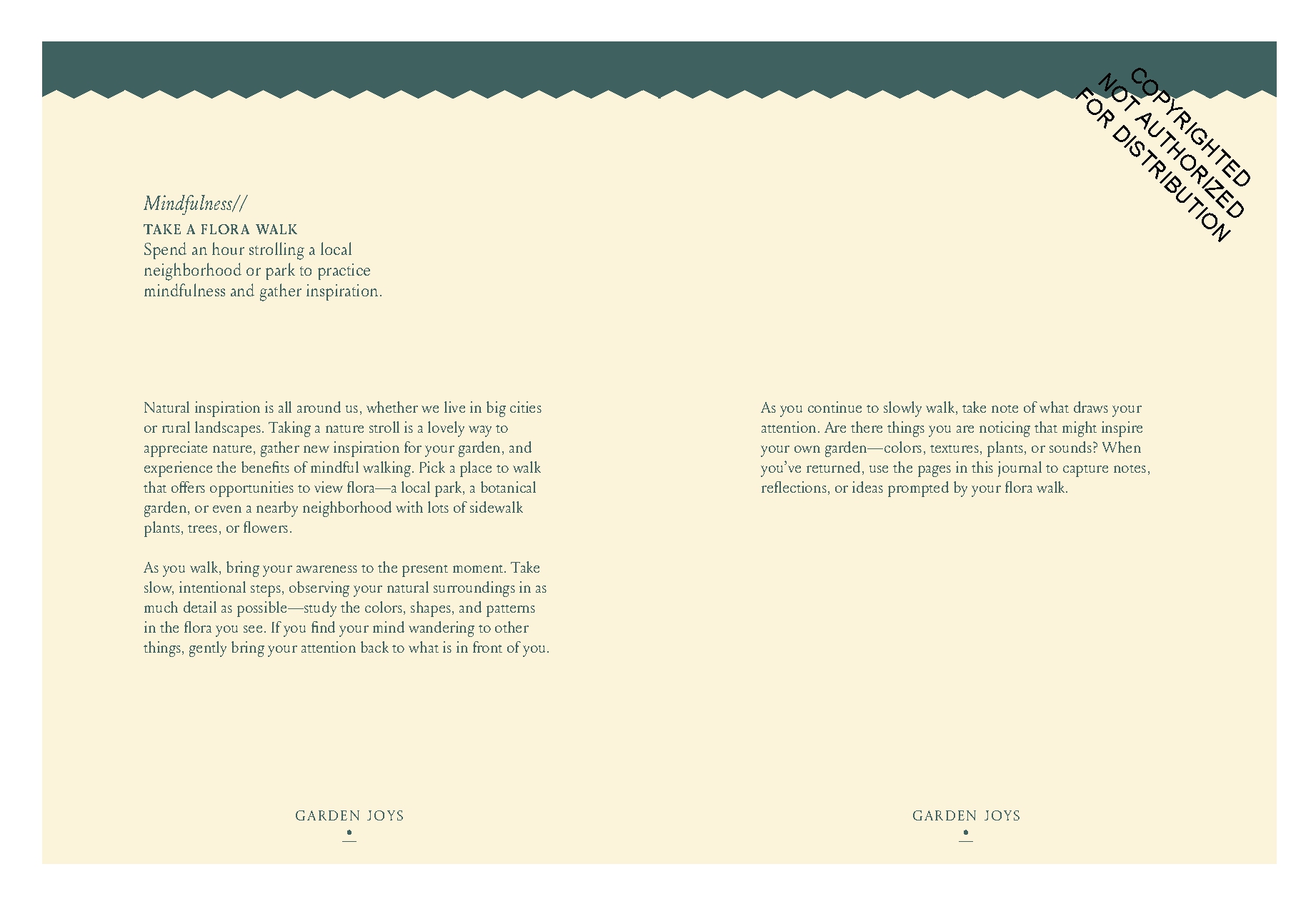 Joyful Gardener's Journal